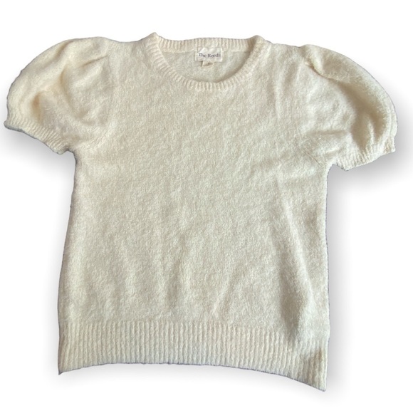 The Reeds Women's Ivory Short Sleeve Sweater Size Small - Picture 6 of 7